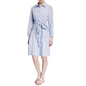 NEW Finley Ellis Sparkle Strip Button Front Shirtdress